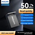 PhilipsuSmall capacity gift mini USB drive for outdoor office business, portable for mobile phones, computers, and tablets